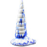 F*CK MY COLOR Plug Couleur Unicorn 18 x 6cm Bleu-Blanc
